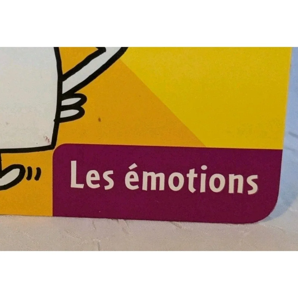 Signed Annie Groovie French Language Board Book Hardcover Les Emotions Kids 2007